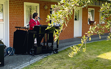 Klaus Porath am Piano